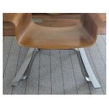 Blu Dot Buttercup Rocking Chair with Wood and Metal Frame