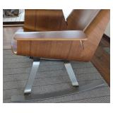 Blu Dot Buttercup Rocking Chair with Wood and Metal Frame