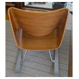 Blu Dot Buttercup Rocking Chair with Wood and Metal Frame