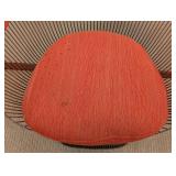 Pair of Vintage Knoll Platner Armchairs with Orange Fabric