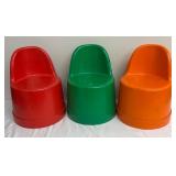 Set of Three Vintage Plastic Children