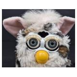 1999 Original Furby White Black Brown with Blue Eyes Vintage Plush