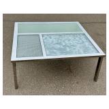 J. Mehringer DIA Abstract Metal Coffee Table - Mid-Century Modern