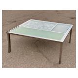 J. Mehringer DIA Abstract Metal Coffee Table - Mid-Century Modern
