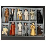 Vintage Kenner Star Wars Action Case - 12 Vintage Action Figures