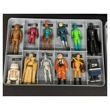 Vintage Kenner Star Wars Action Case - 12 Vintage Action Figures