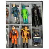 Vintage Kenner Star Wars Action Case - 12 Vintage Action Figures