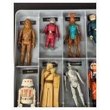 Vintage Kenner Star Wars Action Case - 12 Vintage Action Figures