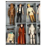 Vintage Kenner Star Wars Action Case - 12 Vintage Action Figures