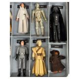 Vintage Kenner Star Wars Action Case - 12 Vintage Action Figures