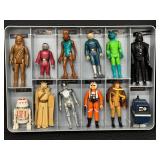 Vintage Kenner Star Wars Action Case - 12 Vintage Action Figures