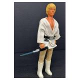 Vintage Kenner 12in Luke Skywalker Action Figure (1978) - White Tunic & Lightsaber
