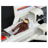 Mattel Battlestar Galactica Colonial Viper Toy With Pilot - 1978 Vintage