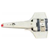 Mattel Battlestar Galactica Colonial Viper Toy With Pilot - 1978 Vintage