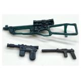 Vintage 1977 Kenner Star Wars Chewbacca Bowcaster Rifle and Star Wars Blaster Pistols