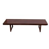 Mellemstrands Trevareindustri Bruksbo Modell Rosewood Mid-Century Bench