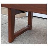Mellemstrands Trevareindustri Bruksbo Modell Rosewood Mid-Century Bench
