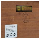 Mellemstrands Trevareindustri Bruksbo Modell Rosewood Mid-Century Bench
