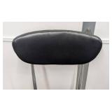 Gazelle Chairs (Lot of 4) - Vintage Mid-Century Black Vinyl Dining Chairs