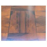 Vintage Mid Century Modern HEGGEN Rosewood Parquet Table