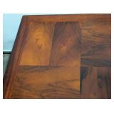 Vintage Mid Century Modern HEGGEN Rosewood Parquet Table
