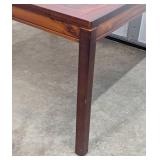 Vintage Mid Century Modern HEGGEN Rosewood Parquet Table