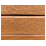 Dixie Scova Vintage Wood Nightstands, Pair - 3-Drawer Bedside Tables