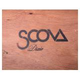 Dixie Scova Vintage Wood Nightstands, Pair - 3-Drawer Bedside Tables