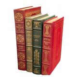 Four Collectible Vintage Franklin Mint Leather Bound Books: The Portrait of a Lady; The Yearling; Wuthering Heights; Twenty-Two Tales