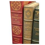 Four Collectible Vintage Franklin Mint Leather Bound Books: The Portrait of a Lady; The Yearling; Wuthering Heights; Twenty-Two Tales