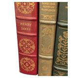 Four Collectible Vintage Franklin Mint Leather Bound Books: The Portrait of a Lady; The Yearling; Wuthering Heights; Twenty-Two Tales