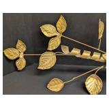 Vintage Copper & Brass Floral Wall Hanging