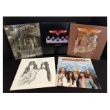 Aerosmith Vinyl LP Collection - Debut, Rocks, Toys in the Attic, Draw the Line, Dream On Cover