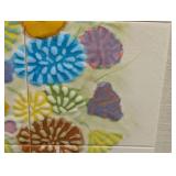 Harris Strong Ceramic Tile Art - Framed Floral Bouquet