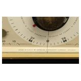 Airguide Barometer - Vintage Wooden Case Weather Instrument with Temp & Humidity Gauges