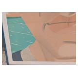 Alex Katz Self-Portrait - Framed & Signed