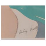 Alex Katz Self-Portrait - Framed & Signed