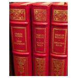 Four Collectible Vintage Franklin Library Leather Bound Books Dickens 4-Book Set: David Copperfield, Great Expectations, Oliver Twist, Christmas Books