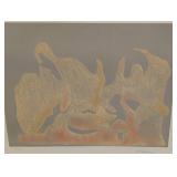 Mark Tobey The Awakening Dawn Limited Edition Print 128/150 Framed