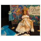 Vintage Dawn Doll Case with 3 Vintage Dawn Dolls & Outfits