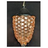 Vintage Burman Co Lucite Cluster Grapes Hanging Lamp
