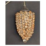 Vintage Burman Co Lucite Cluster Grapes Hanging Lamp