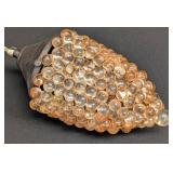 Vintage Burman Co Lucite Cluster Grapes Hanging Lamp