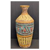 Vintage Italian Ceramic Vase - Hairline Crack on Lip
