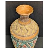 Vintage Italian Ceramic Vase - Hairline Crack on Lip
