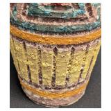 Vintage Italian Ceramic Vase - Hairline Crack on Lip