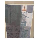 Vintage Robert Rauschenberg Statue of Liberty Print - Framed
