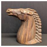 Vintage Ceramic Hand Crafted Horse Head Sculpture