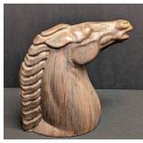 Vintage Ceramic Hand Crafted Horse Head Sculpture