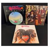 Record Albums; Heart Dreamboat Annie & Little Queen & Heart Magazine